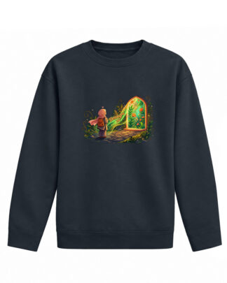 Dosdoğru Ol - Füme - Pamuklu Çocuk Sweatshirt