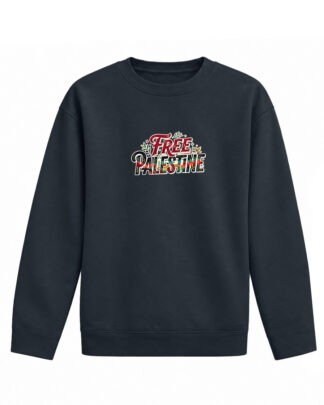 Free Palestine - Füme - Pamuklu Çocuk Sweatshirt