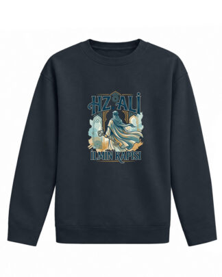 Hz. Ali - Füme - Pamuklu Çocuk Sweatshirt