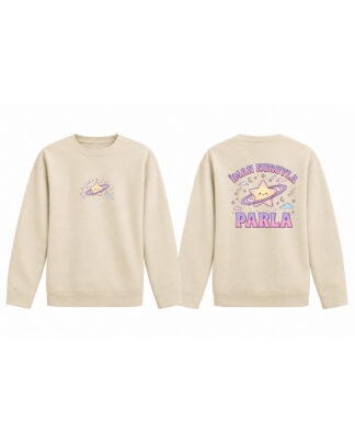 Yıldız / İman Nuruyla Parla - Krem Pamuklu Çocuk Sweatshirt