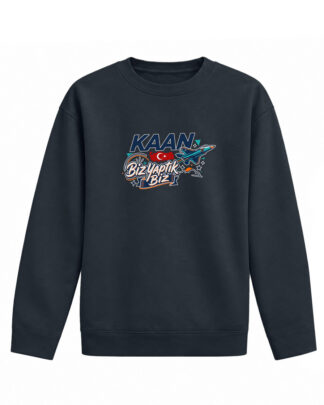 Kaan Biz Yaptık Biz - Füme Pamuklu Çocuk Sweatshirt