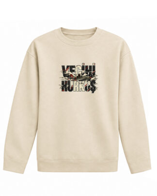 Vecihi Hürkuş - Krem Pamuklu Çocuk Sweatshirt
